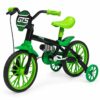 Bicicleta de paseo R12 GTS con cantimplora verde
