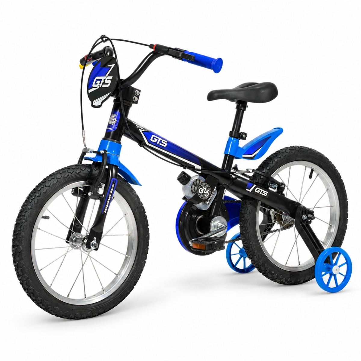 Bicicleta R16 con cantimplora GTS azul