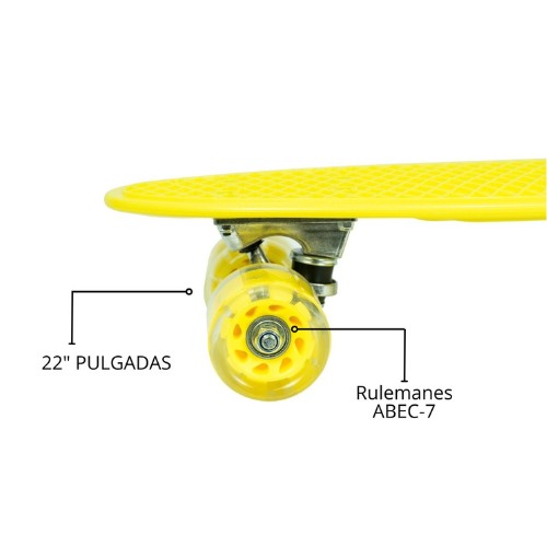 Patineta con Luces F-104 Bebitos Patineta con Luces F-104 Bebitos