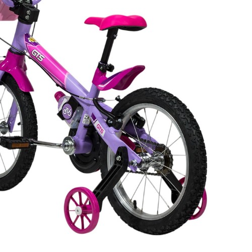 Bicicleta R16 con cantimplora GTS rosa Bicicleta R16 con cantimplora GTS rosa