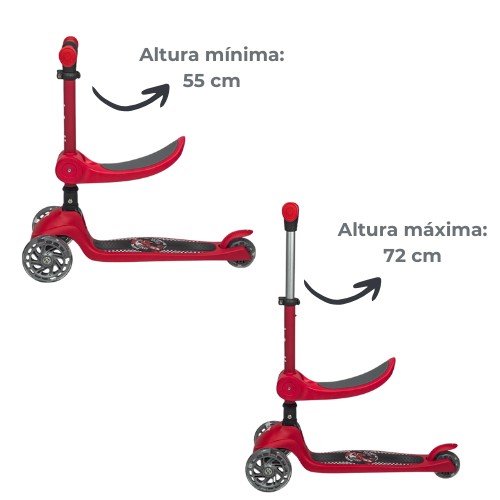 Monopatín 2 en 1 Plegable K4 Infanti Monopatín 2 en 1 Plegable K4 Infanti