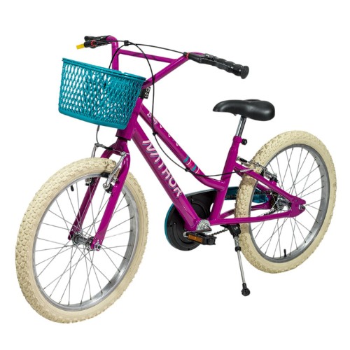 Bicicleta R20 Lovely Fucsia Nathor Bicicleta R20 Lovely Fucsia Nathor