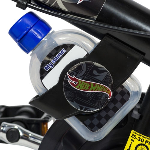 Bicicleta Nathor R16 Hot Wheels con cantimplora Bicicleta Nathor R16 Hot Wheels con cantimplora