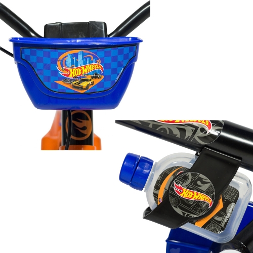 Bicicleta Nathor Hot Wheels R12 con cantimplora Bicicleta Nathor Hot Wheels R12 con cantimplora
