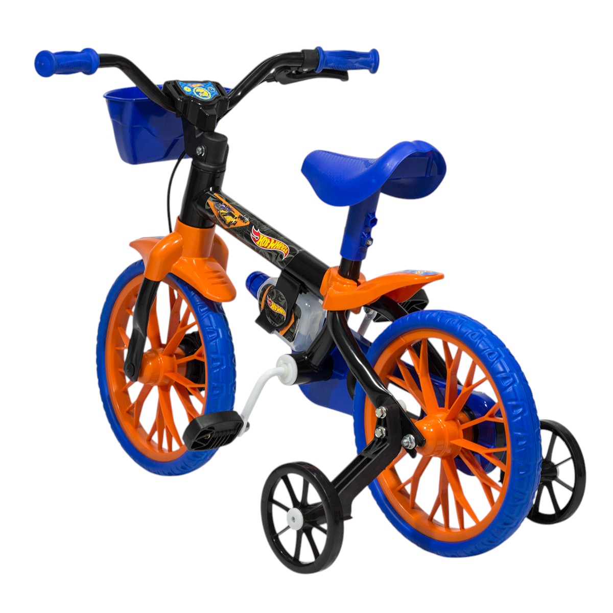 Bicicleta Nathor Hot Wheels R12 con cantimplora
