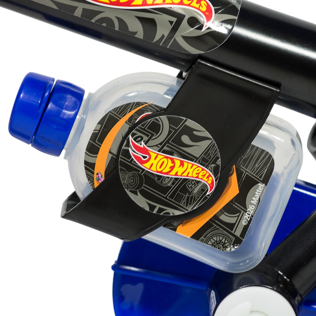 Bicicleta Nathor Hot Wheels R12 con cantimplora
