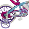 Bicicleta Nathor Barbie R12 con cantimplora y asiento porta muñeca