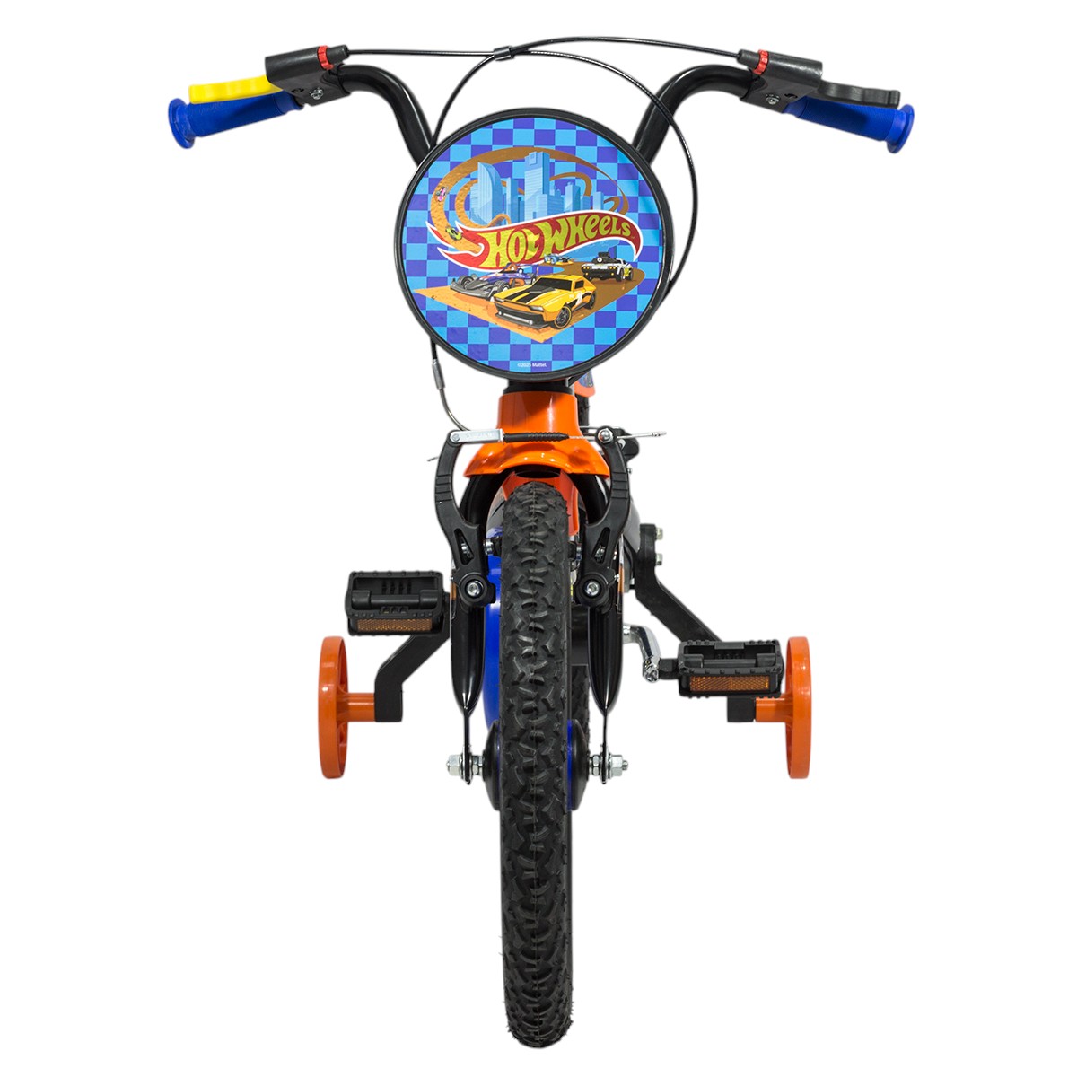 Bicicleta Nathor R16 Hot Wheels con cantimplora