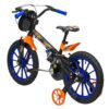 Bicicleta Nathor R16 Hot Wheels con cantimplora