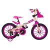 Bicicleta Nathor R16 Barbie con cantimplora y asiento porta muñeca