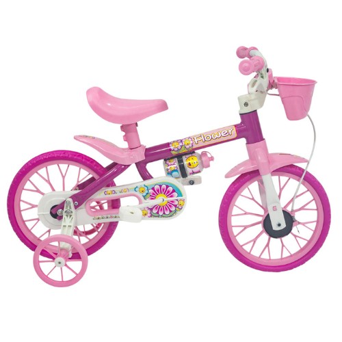 Bicicleta de paseo R12 Nathor con cantimplora Flower Bicicleta de paseo R12 Nathor con cantimplora Flower