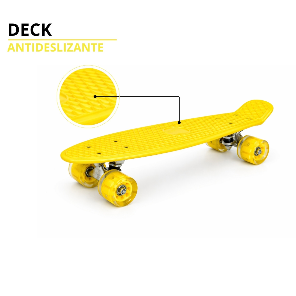 Patineta con Luces F-104 Bebitos
