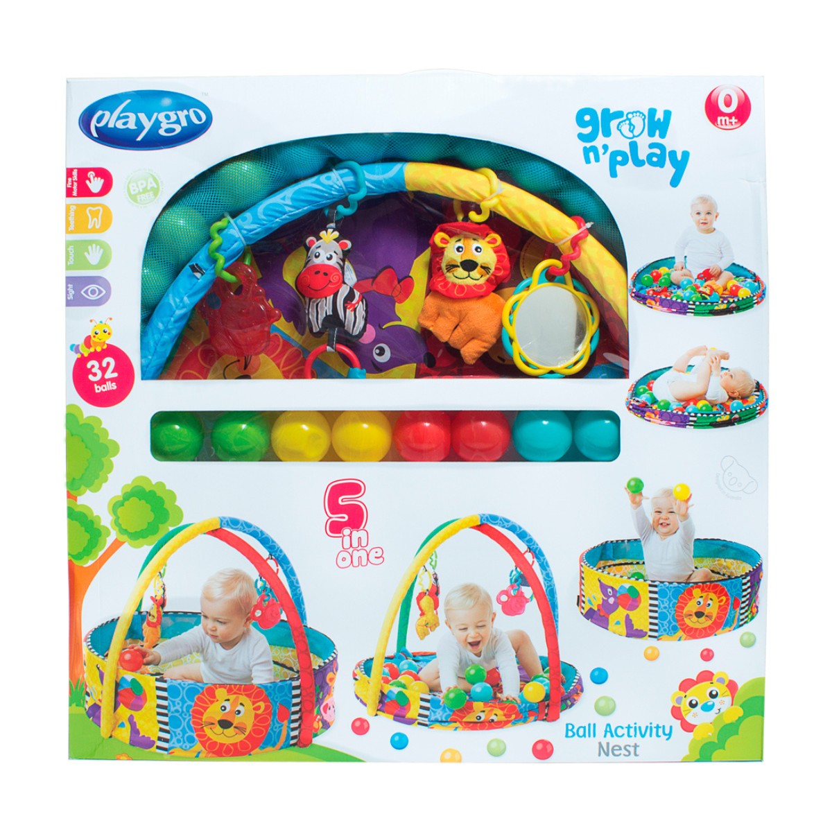 Gimnasio de actividades Playgro Ball Activity Nest