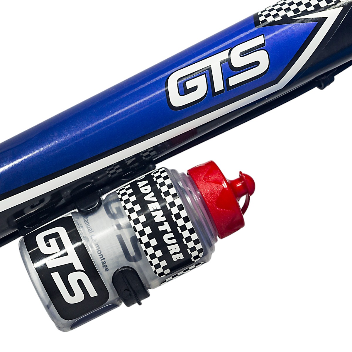 Bicicleta de paseo R16 con cantimplora GTS azul