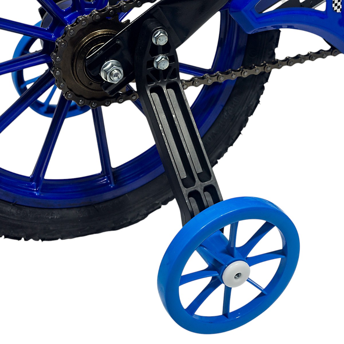 Bicicleta de paseo R16 con cantimplora GTS azul