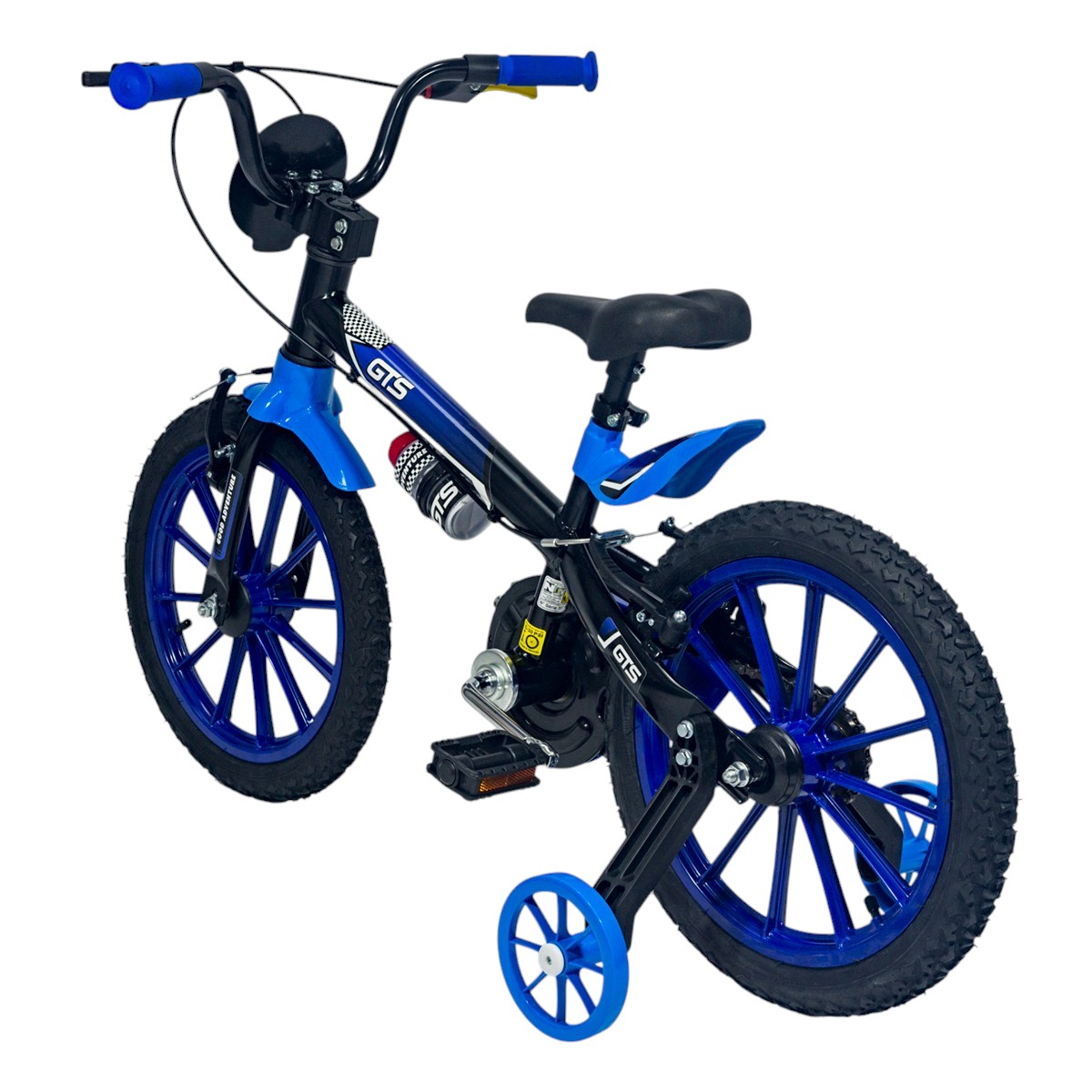 Bicicleta de paseo R16 con cantimplora GTS azul