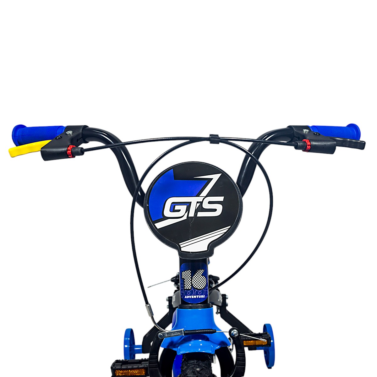 Bicicleta de paseo R16 con cantimplora GTS azul