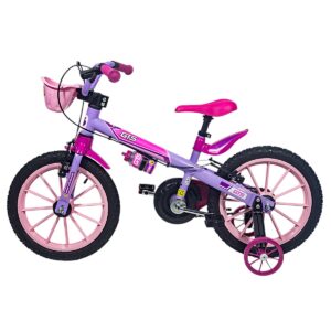 Bicicleta de paseo R16 con cantimplora GTS rosa