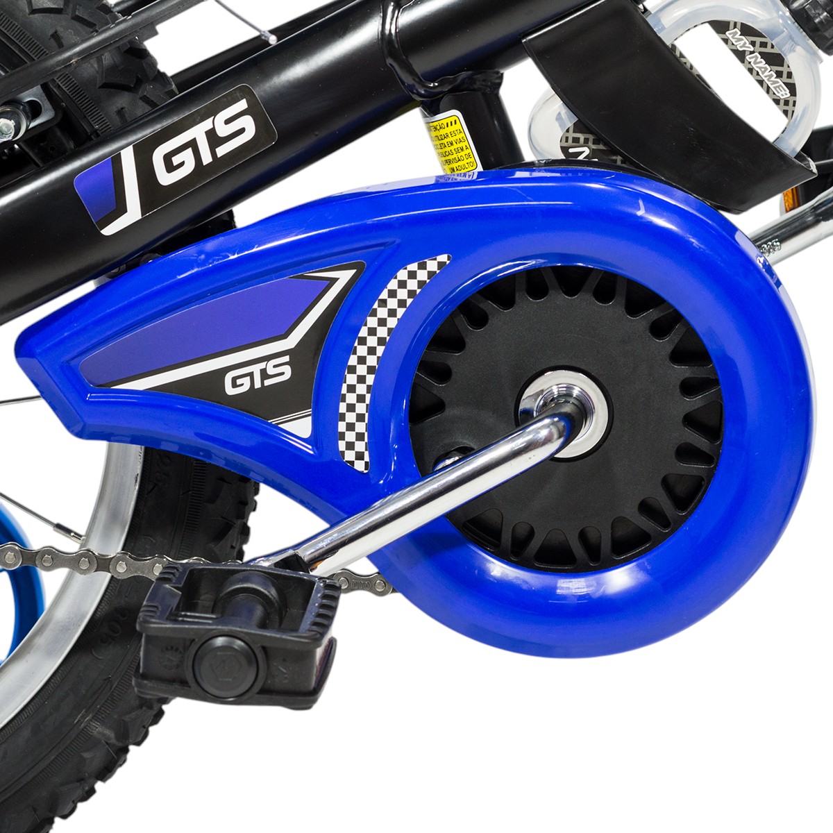 Bicicleta R16 con cantimplora GTS azul