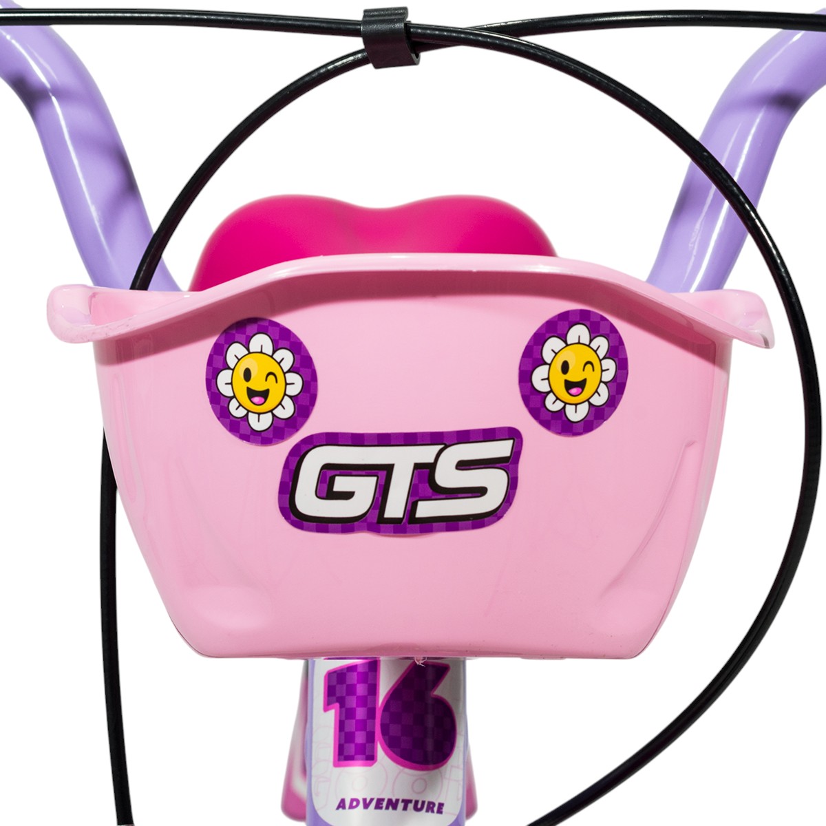 Bicicleta R16 con cantimplora GTS rosa Bicicleta R16 con cantimplora GTS rosa