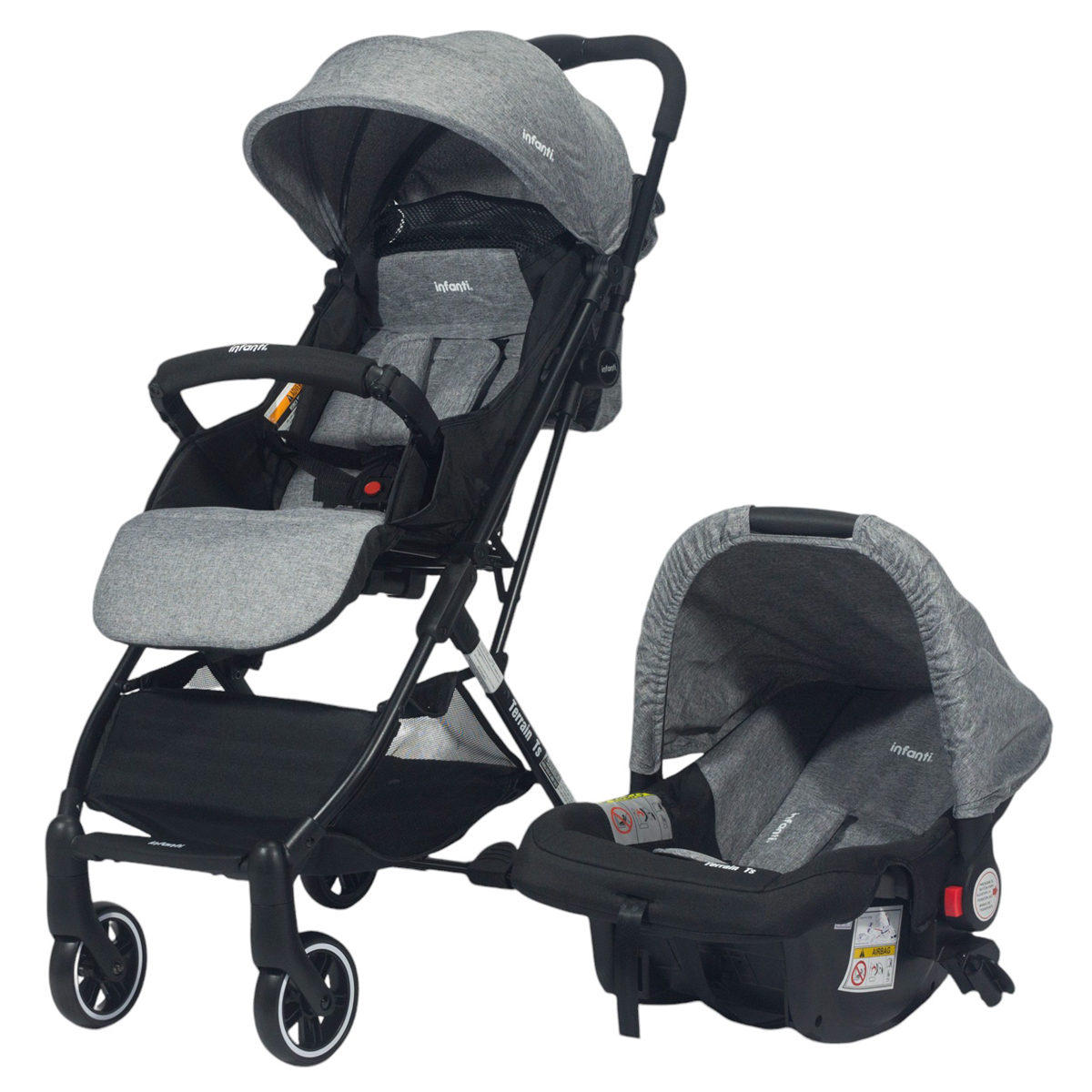Cochecito con huevito Infanti Terrain C-3A Cuotas sin Interés