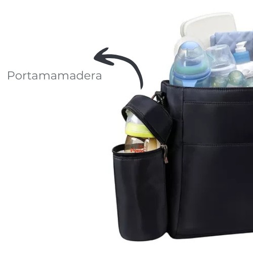 Bolso Maternal con Cambiador Infanti Monique Black Bolso Maternal con Cambiador Infanti Monique Black